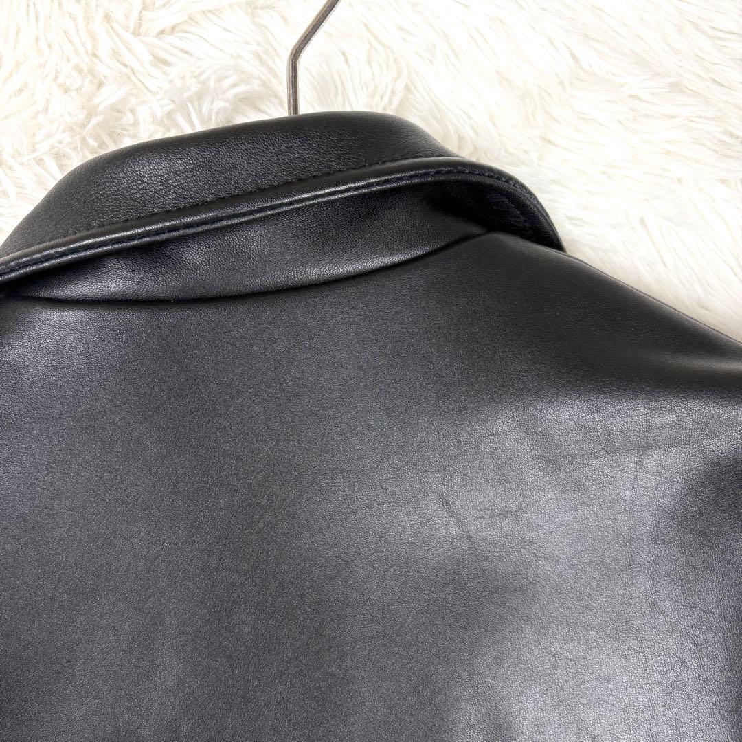 美品　KADOYAレザー ダブル　ライダースジャケット