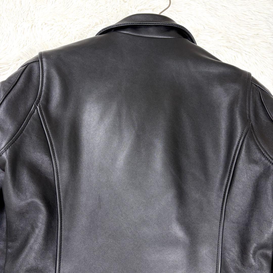 美品　KADOYAレザー ダブル　ライダースジャケット