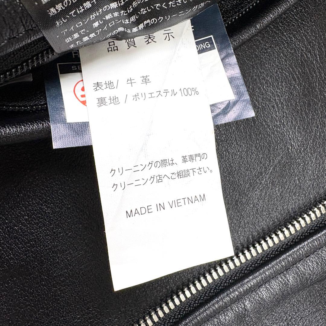 美品　KADOYAレザー ダブル　ライダースジャケット