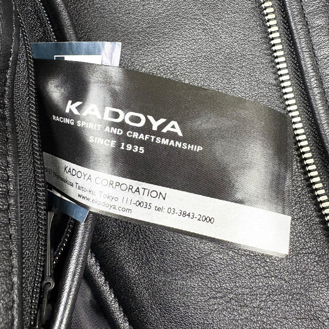 美品　KADOYAレザー ダブル　ライダースジャケット
