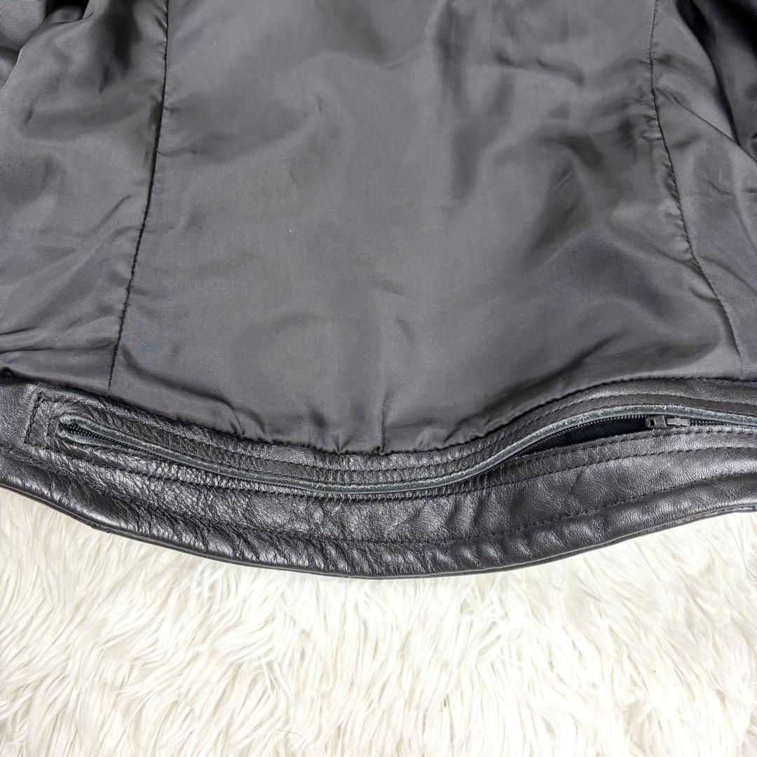 美品　KADOYAレザー ダブル　ライダースジャケット