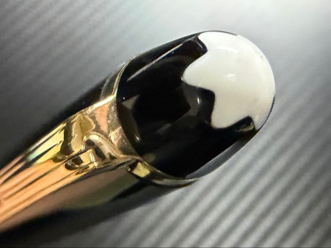 美品 エボナイト芯 モンブラン 144 ブラック 全金 F 細字 万年筆