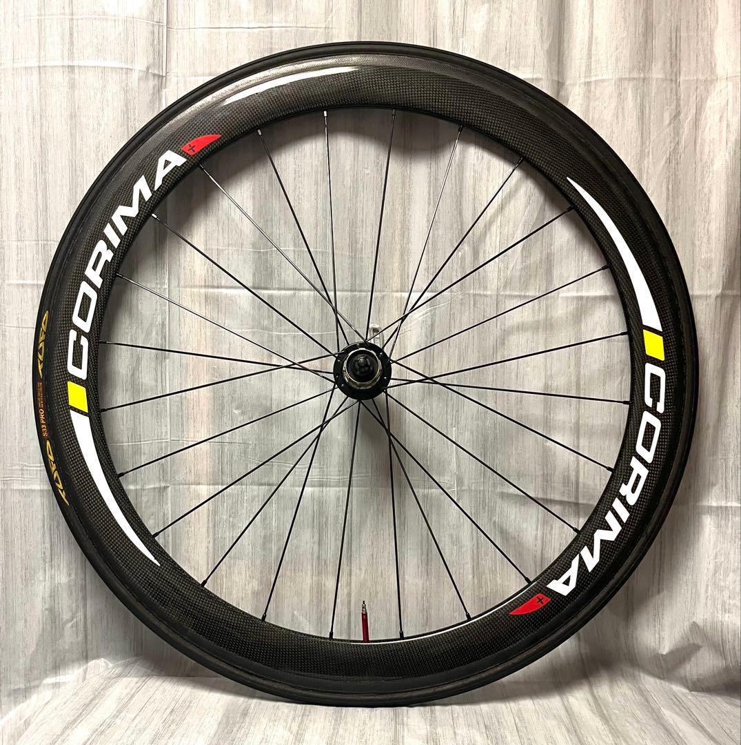 【訳あり】中華手組みカーボンホイール　チューブラー　シマノ10S