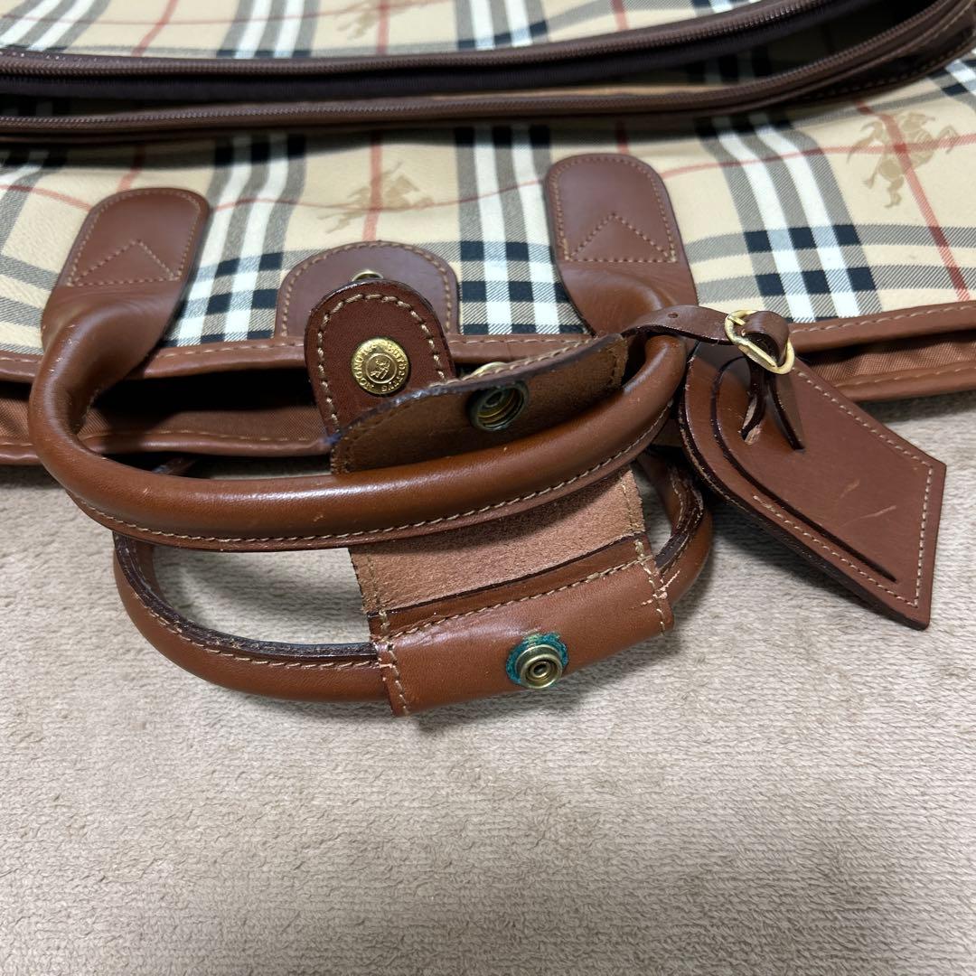 Burberrys チェック柄 ガーメントバッグ