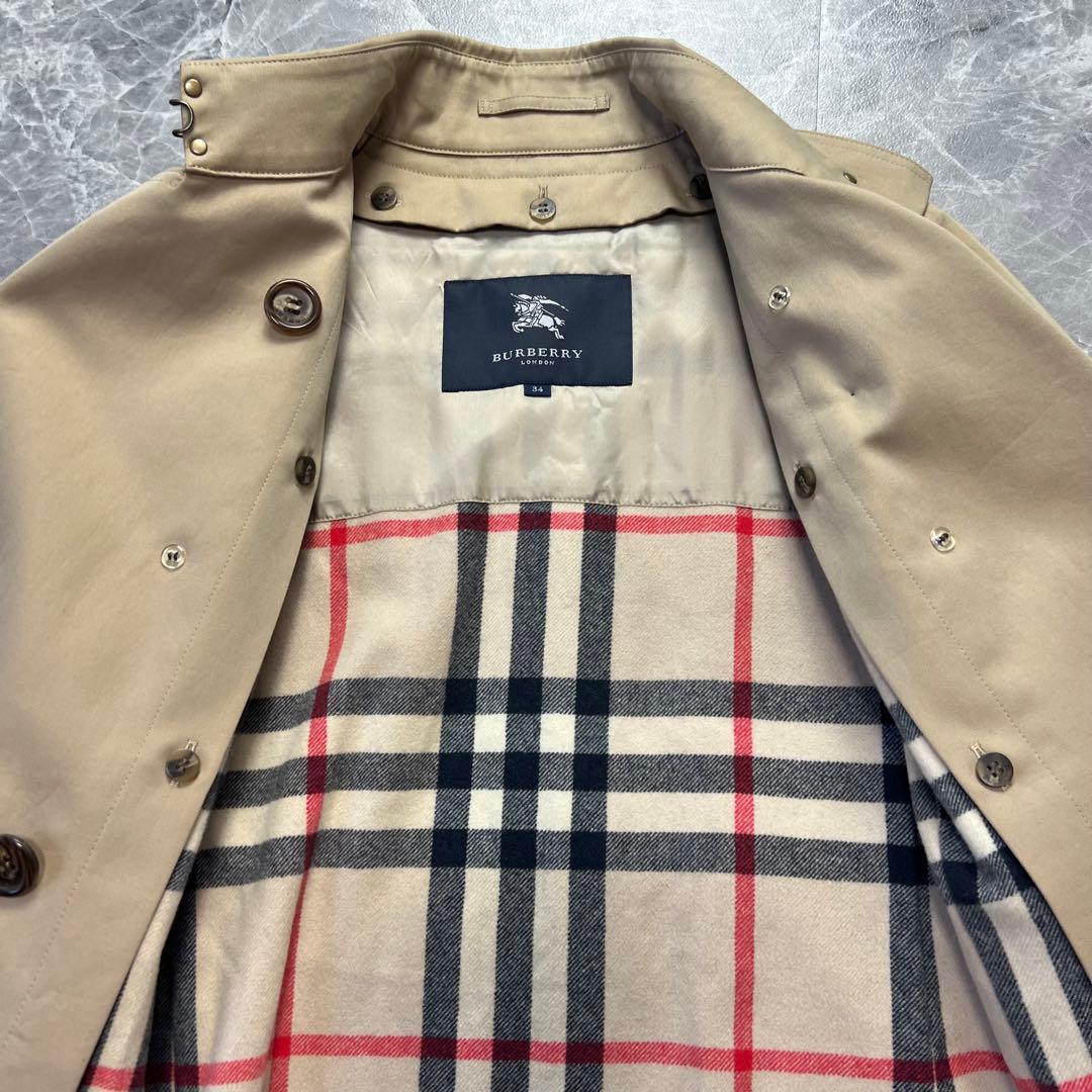 極美品♡バーバリーロンドン　トレンチコート　ベルト　ライナー　ハニーベージュ　S
