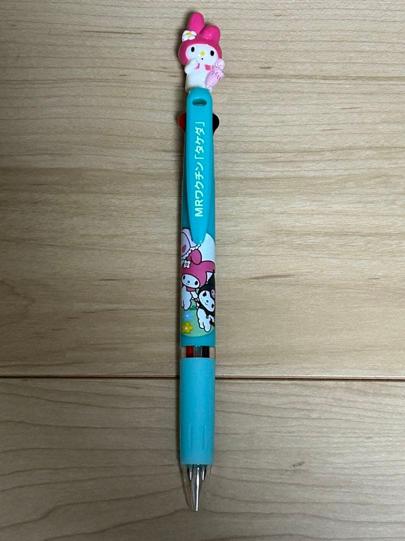 マイメロディ　ボールペン 水色　タケダ