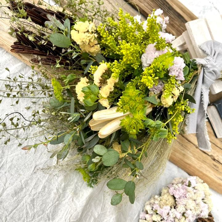 グリーンの癒されスワッグ