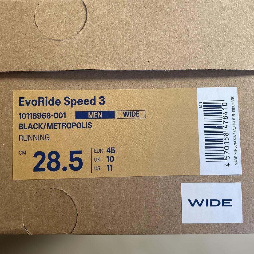 アシックス　ランニングシューズ　EVORIDE SPEED3 #1041