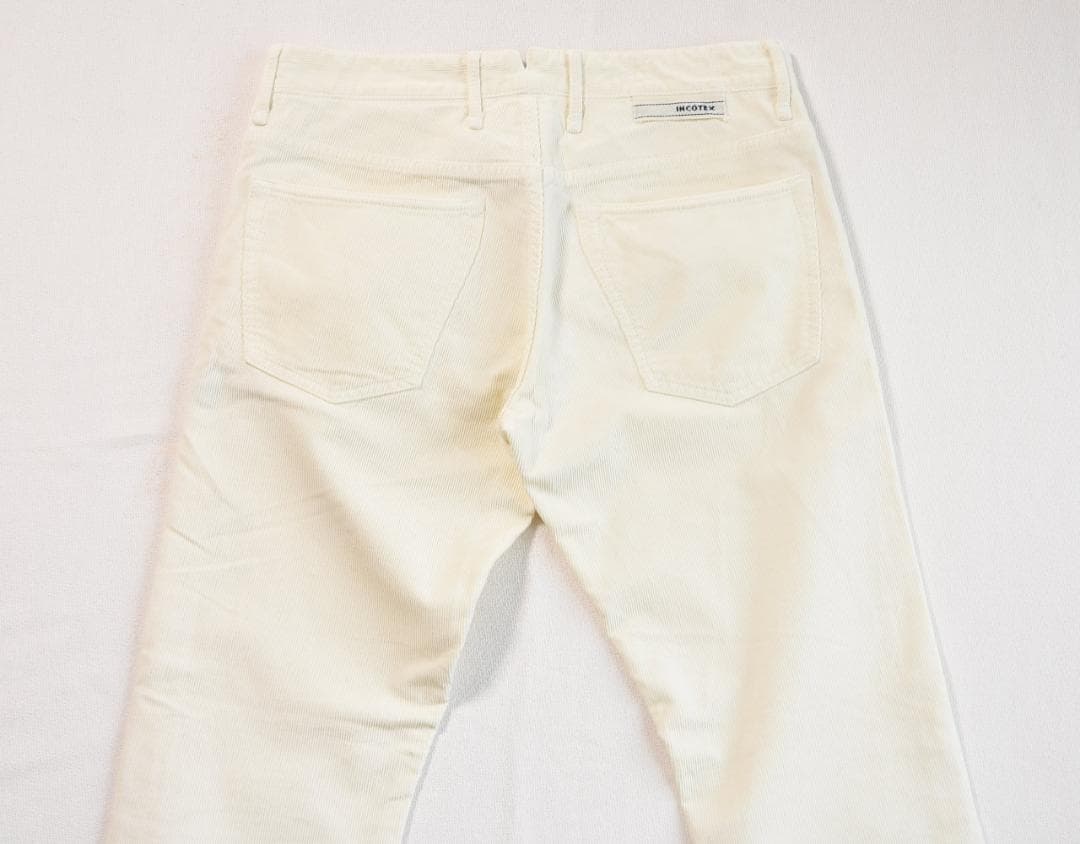 INCOTEX（インコテックス）セルビッチ刺繍が入ったコーデュロイパンツ31