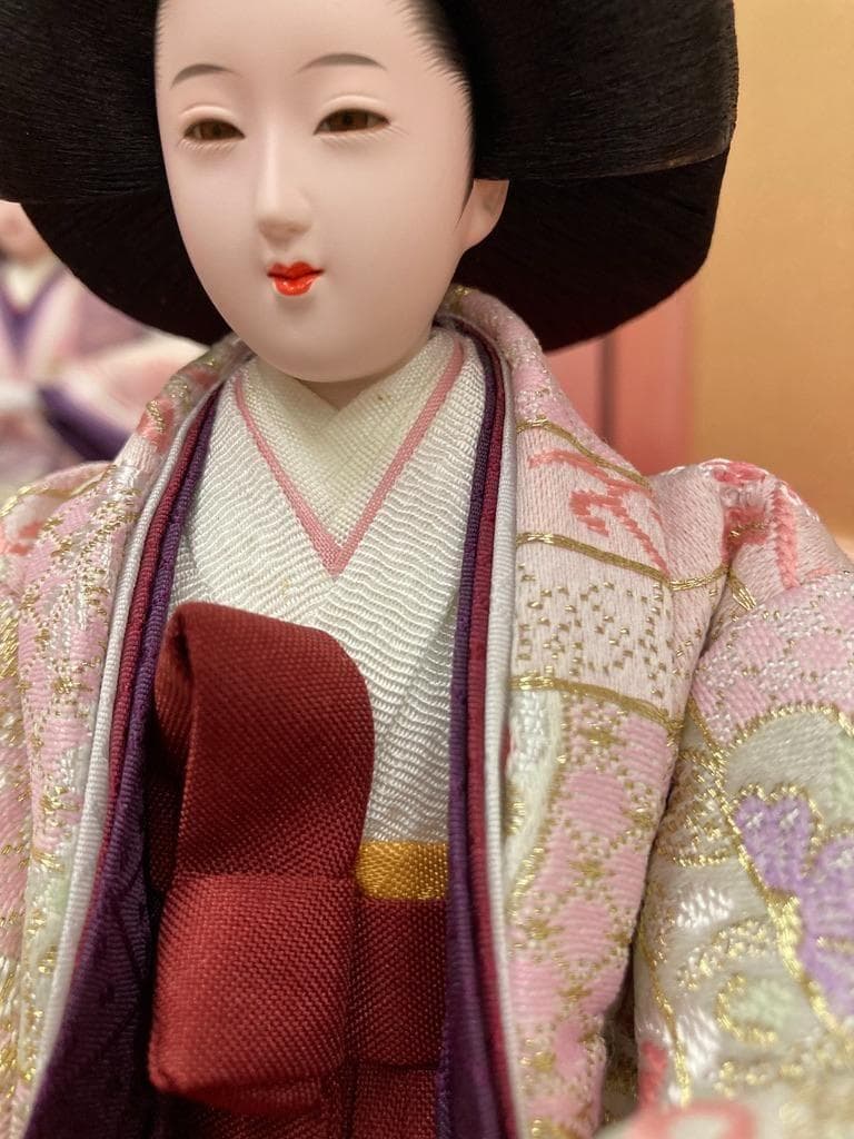 C7−2 訳あり特価　ひな人形　三人官女のみ　雛人形三人官女　雛人形三段