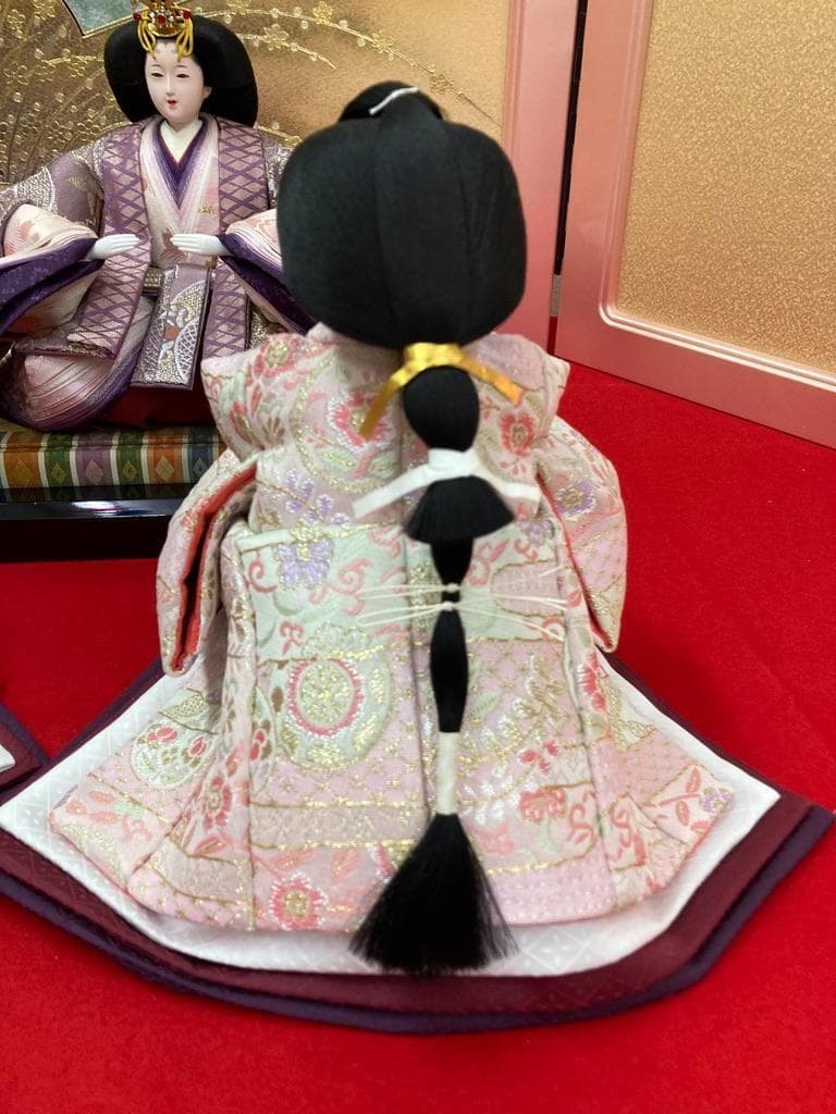 C7−2 訳あり特価　ひな人形　三人官女のみ　雛人形三人官女　雛人形三段