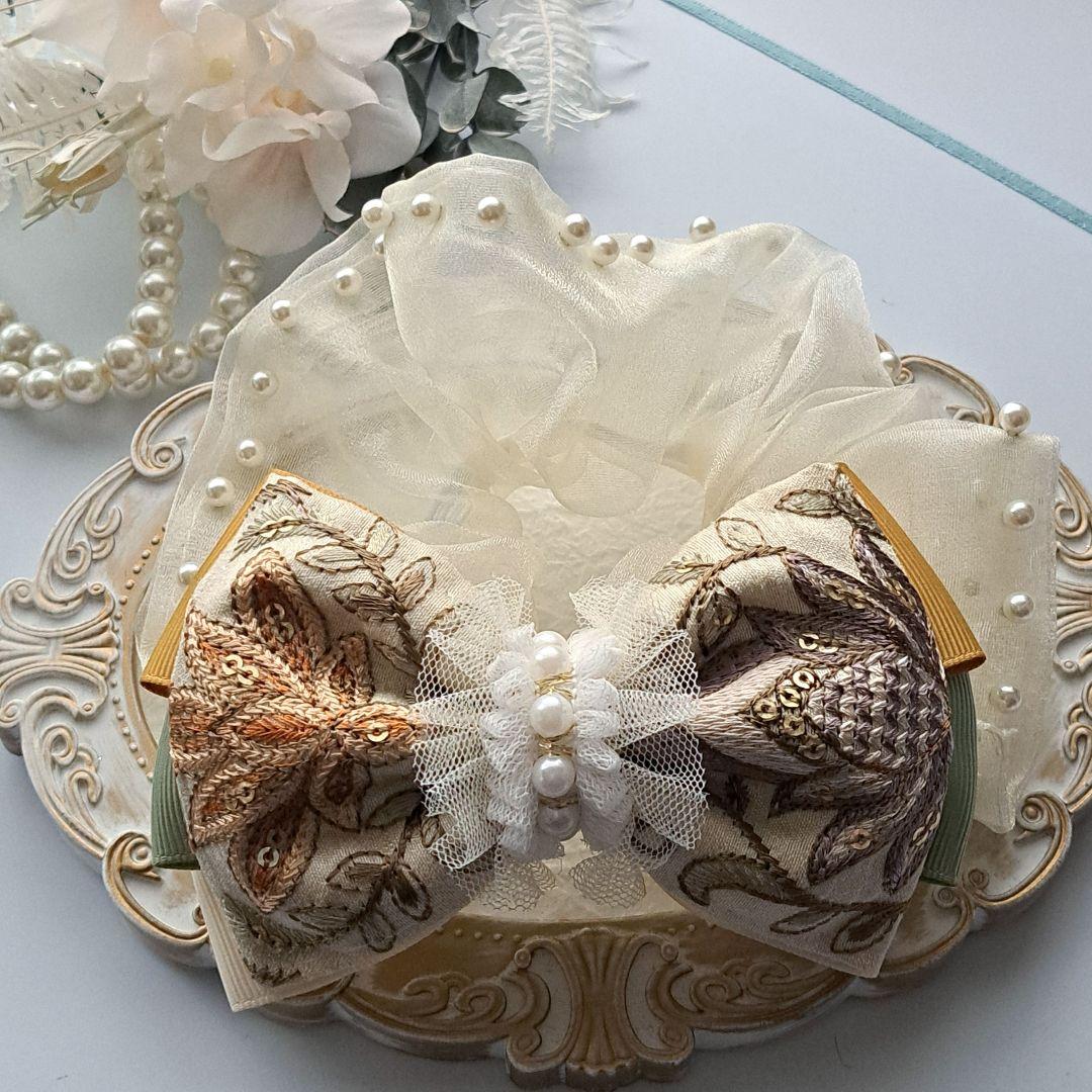 メグえもん様お取引中⭐3042⭐❣️大人可愛い華やかアクセ❣️オリジナル✴