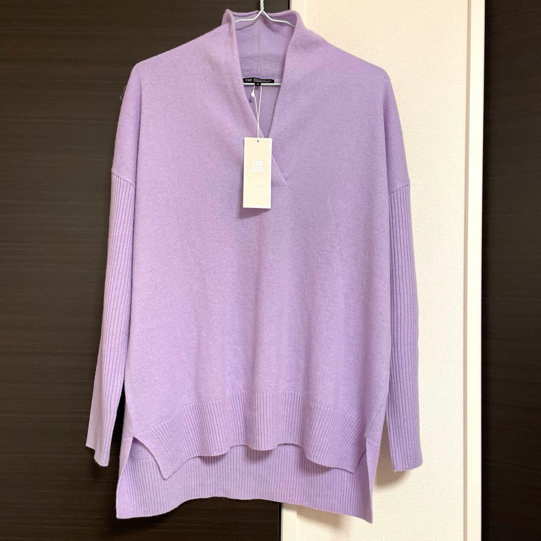 未使用✨23区【洗える】ウールカシミヤ ニット セーター L ゆったり