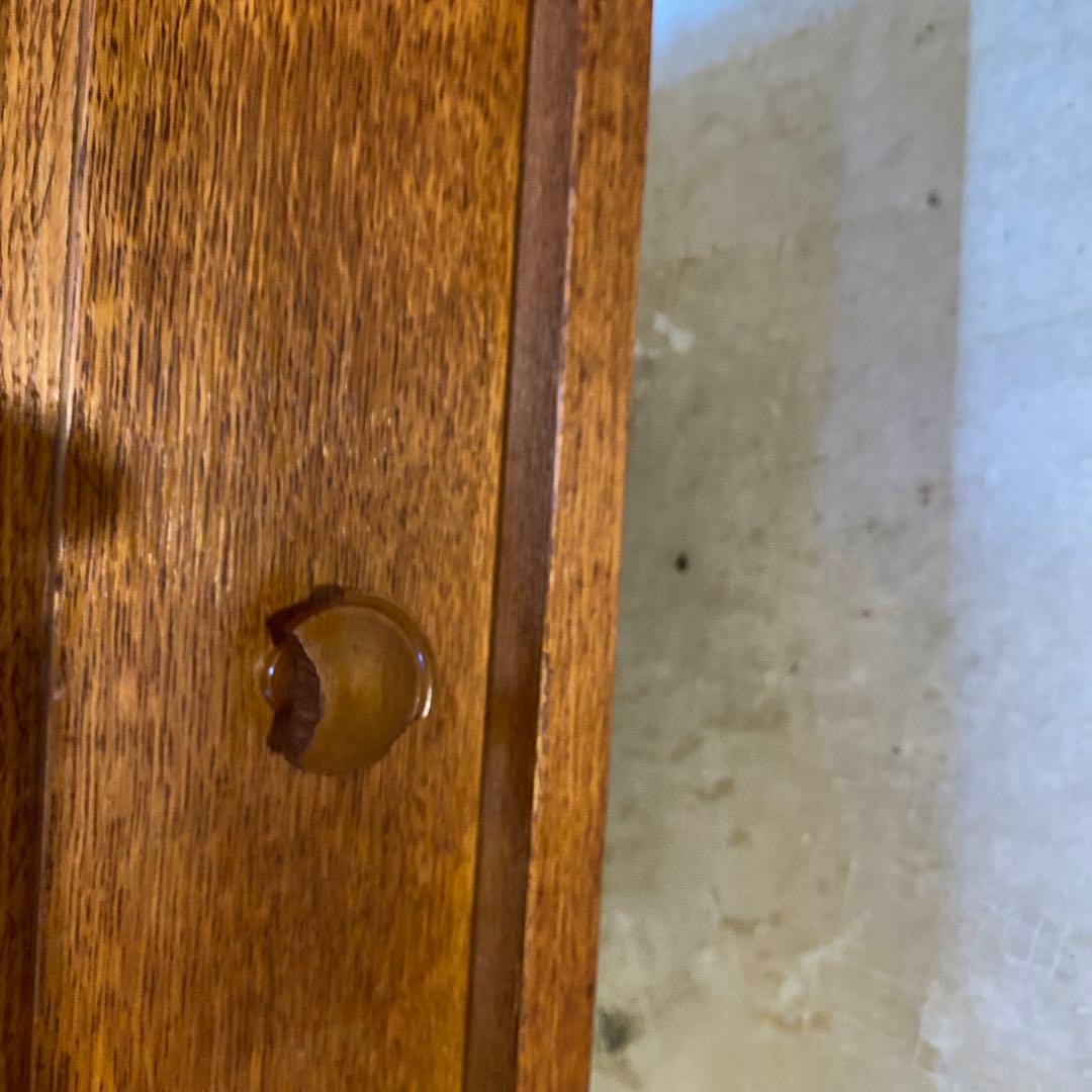 ビンテージ　オークベッドサイドチェスト　ミッドセンチュリー　モダン