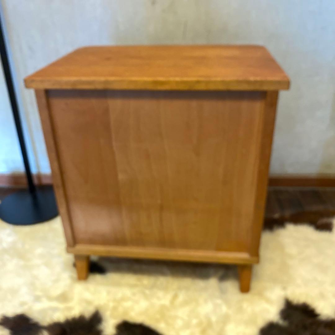 ビンテージ　オークベッドサイドチェスト　ミッドセンチュリー　モダン