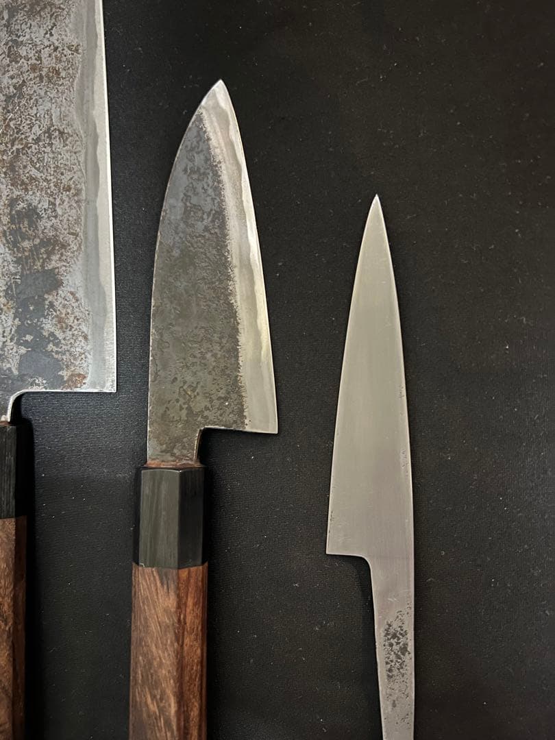 松水武田AS 菜切ー文化ー出刃セット・4本包丁