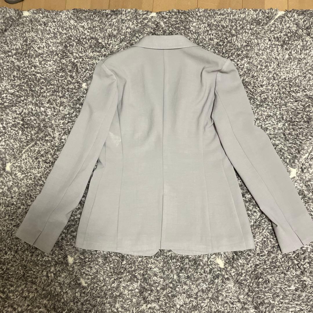 ※値下※【新品】現行ICB ライトグレー パンツスーツ 春夏 ウォッシャブル