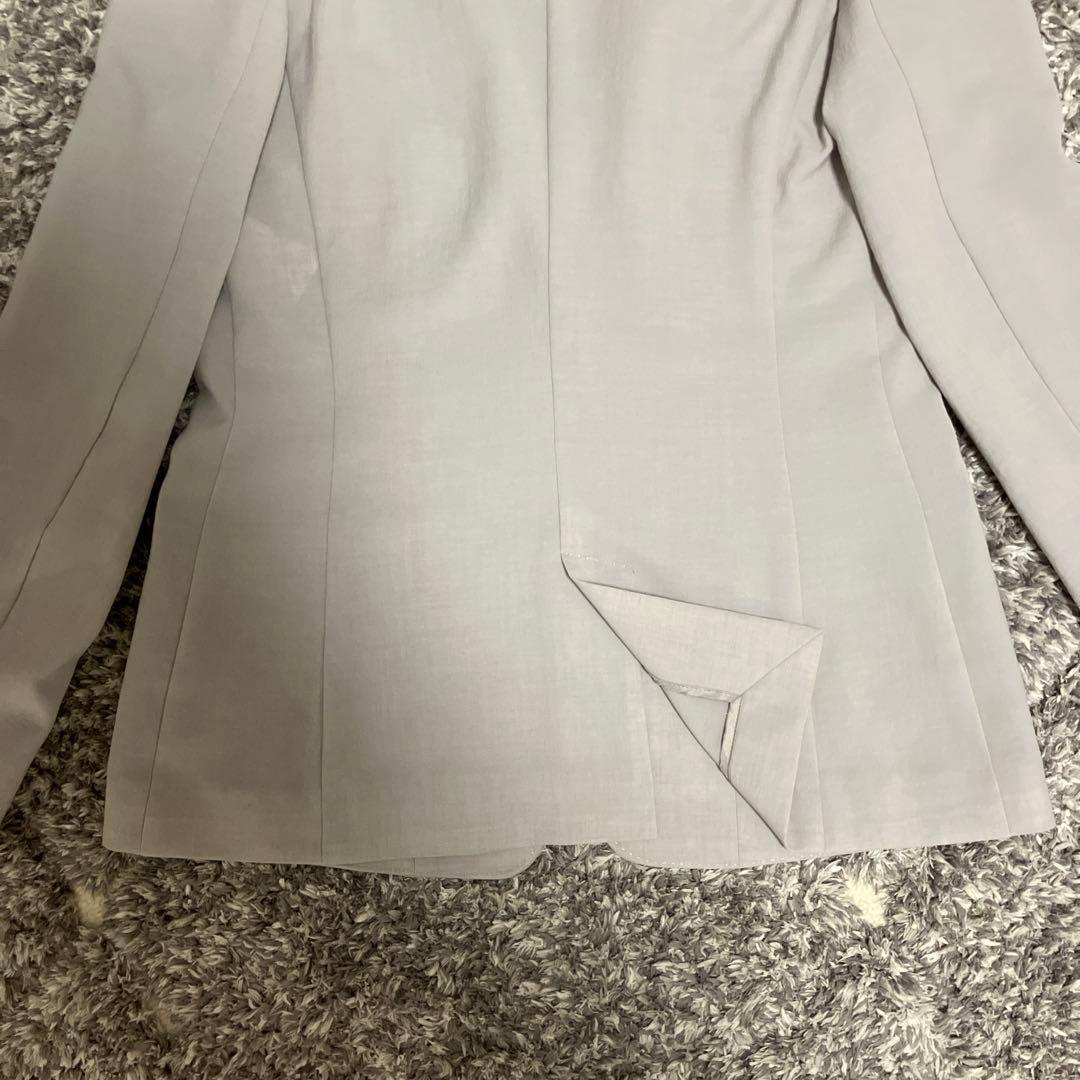 ※値下※【新品】現行ICB ライトグレー パンツスーツ 春夏 ウォッシャブル