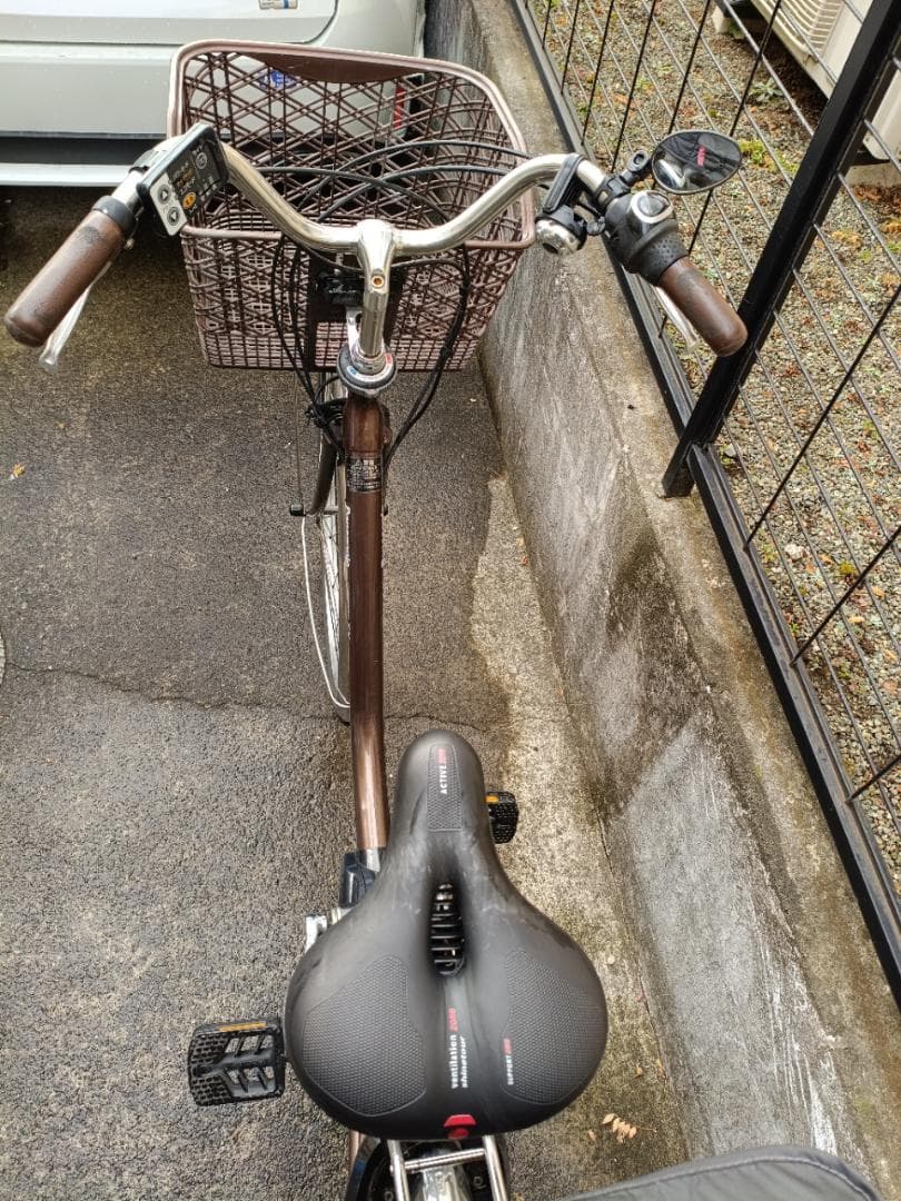 パナソニック電動アシスト自転車 ビビTX 26インチ充電器付／引き取り限定