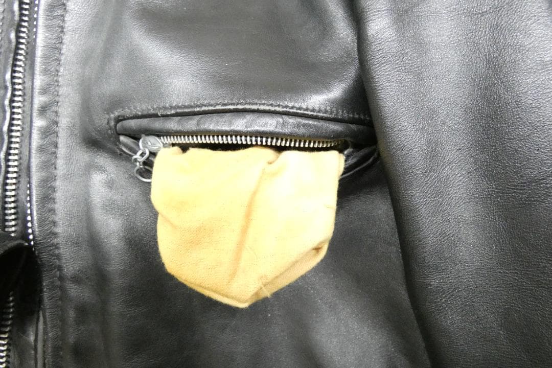 t*o様 Schott 641 シングルライダース オリジナル 擦れ下地露出 3