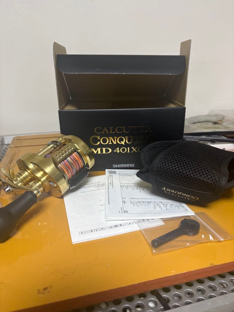 シマノ カルカッタ コンクエストMD 401ＸＧLH 未使用