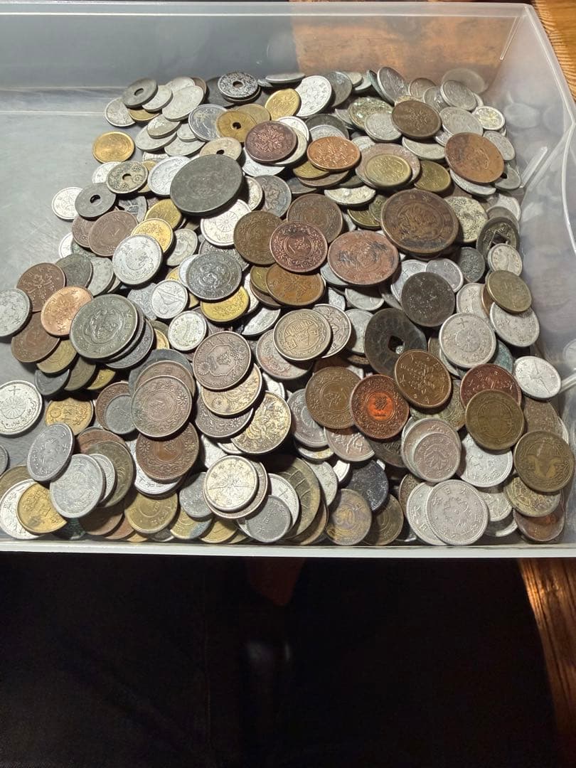 古銭　穴銭　古札　大量　銅貨等　まとめ1.5kg以上