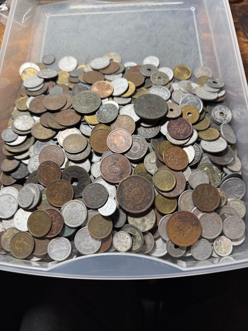 古銭　穴銭　古札　大量　銅貨等　まとめ1.5kg以上