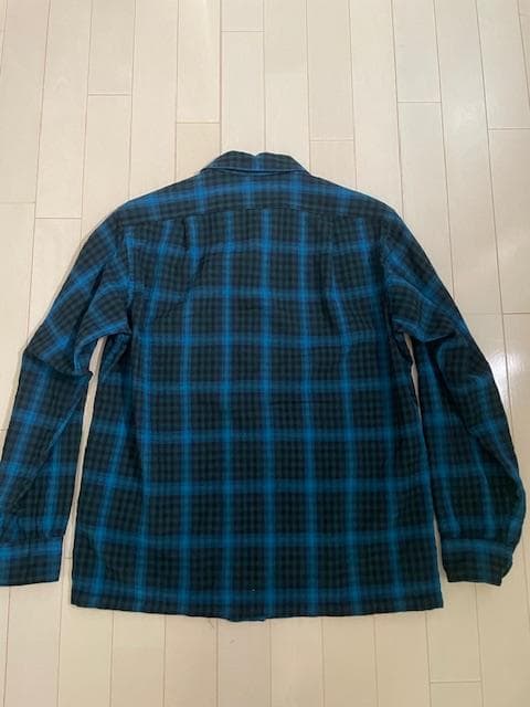 60's SIR PENDLETONオンブレチェック ヴィンテージUSA 青×黒
