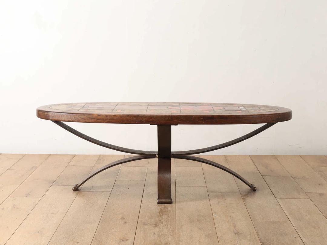 フランスビンテージ　テーブル　タイルトップ　Lloyd’s Antiques