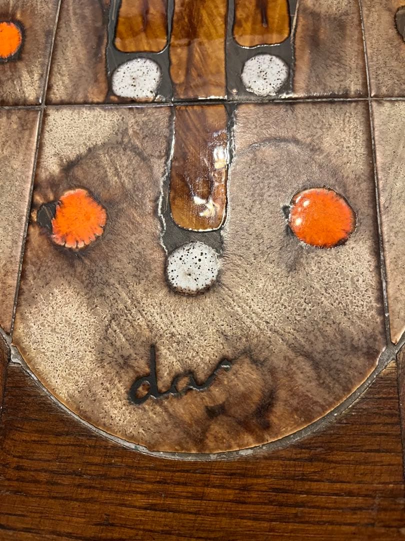 フランスビンテージ　テーブル　タイルトップ　Lloyd’s Antiques