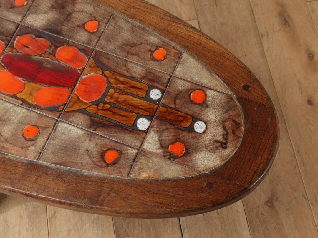 フランスビンテージ　テーブル　タイルトップ　Lloyd’s Antiques