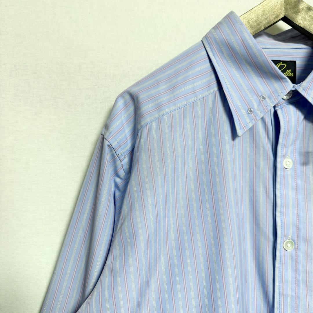 Lサイズ！Needles アスコットカラーシャツ