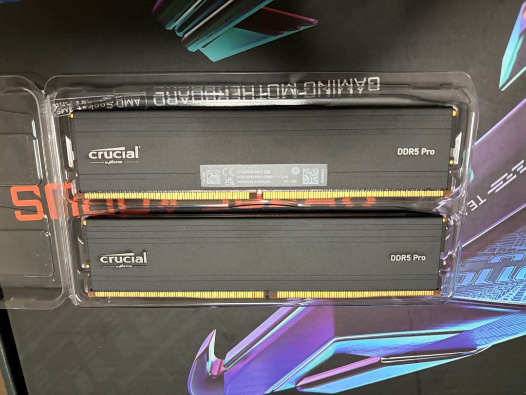 メモリー crucial DDR5 48GB kit