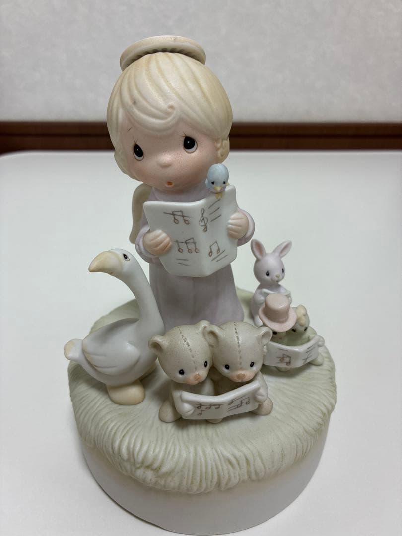 プレシャスモーメント　オルゴール天使と動物たち合唱団 E-2346　1982