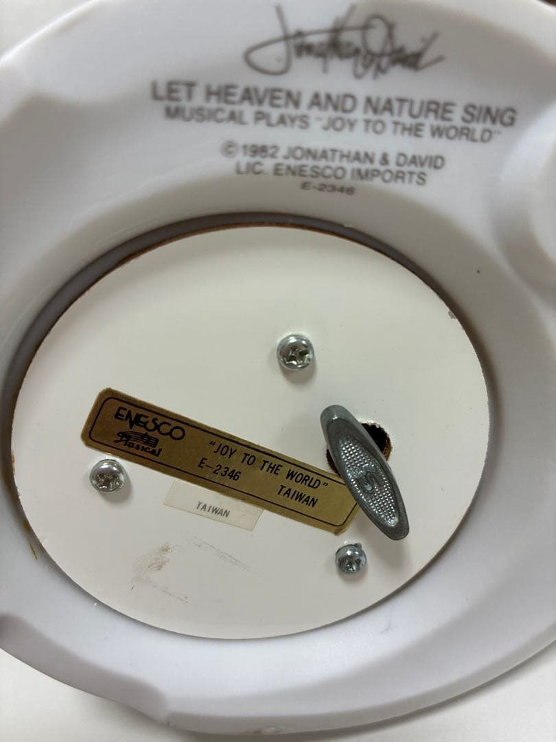 プレシャスモーメント　オルゴール天使と動物たち合唱団 E-2346　1982