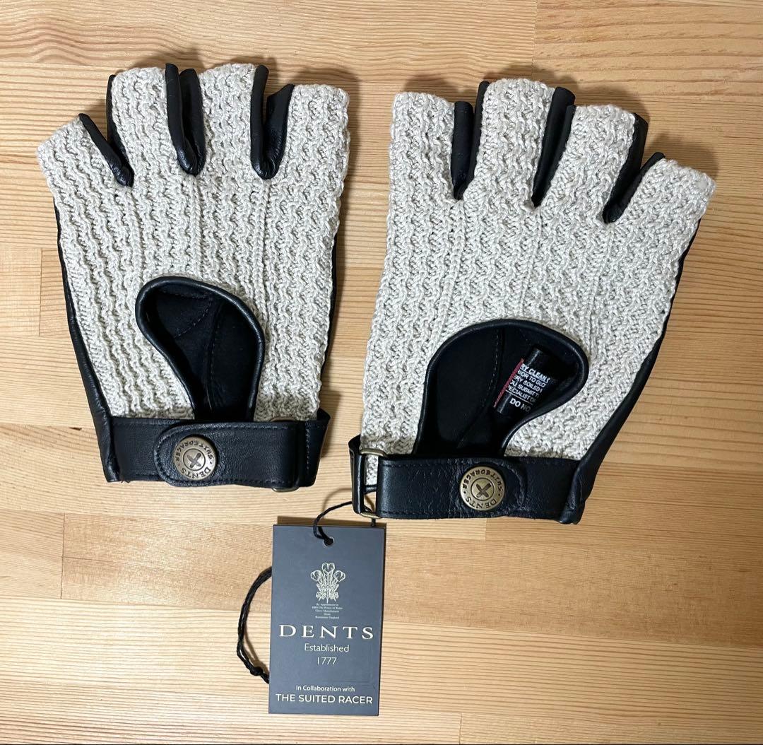 DENTS デンツ ドライビンググローブ SUITED RACER Black