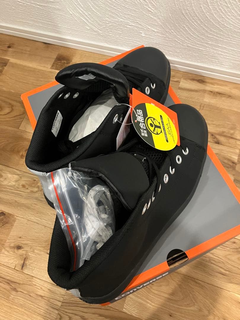 キ*キ様 新品　コンバース安全靴ハイカット27センチ　ブラックモノクローム