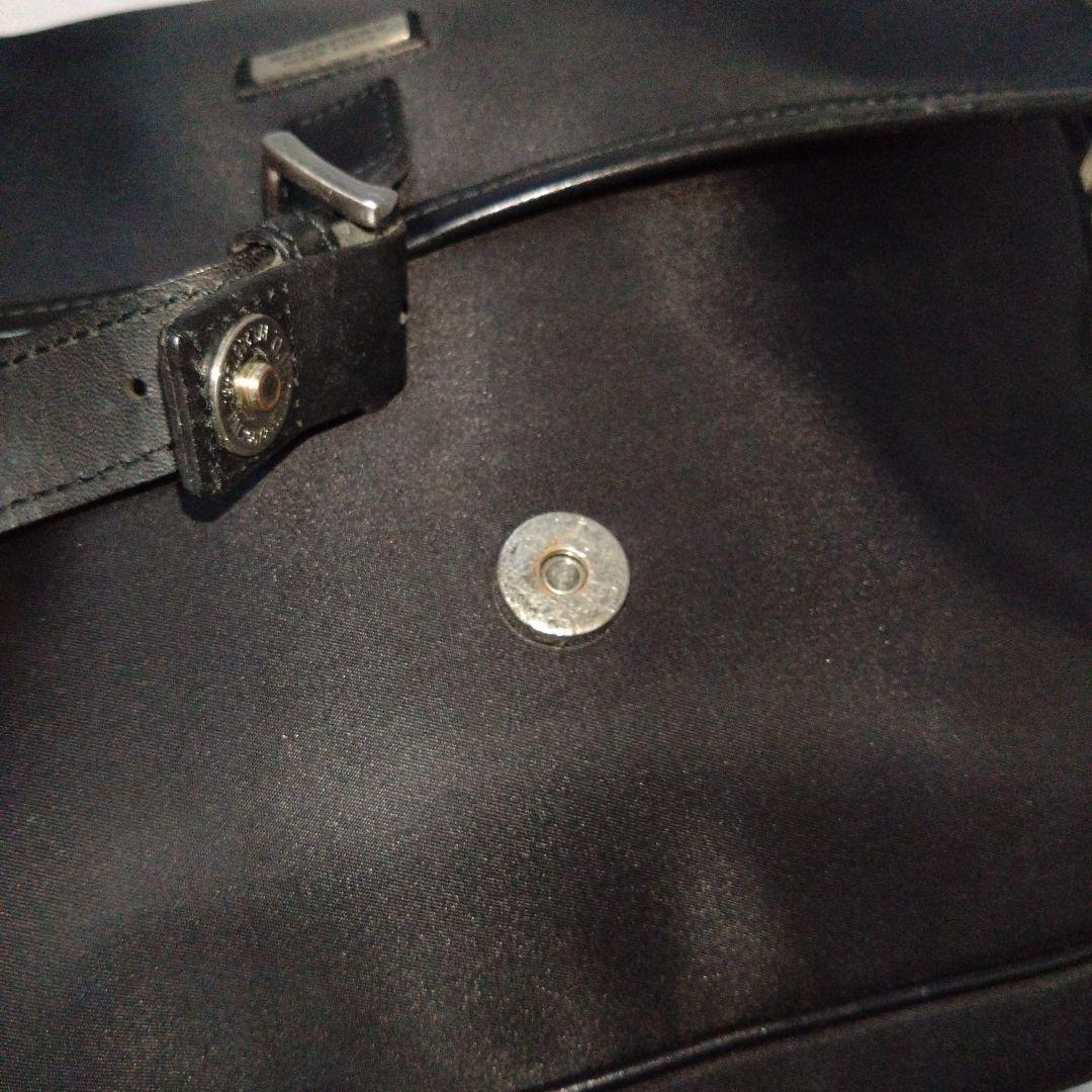 美品　バーバリーブラックレーベル メッセンジャーバッグ ノバチェック 刻印