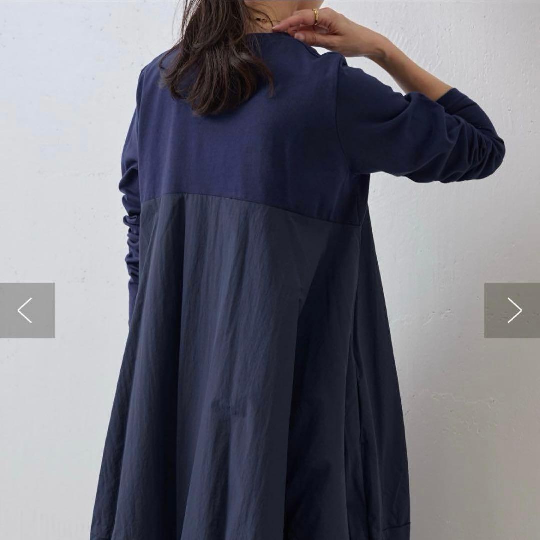 ビアズリー マルワンピ　ネイビーサイズ1 新品タグ付き