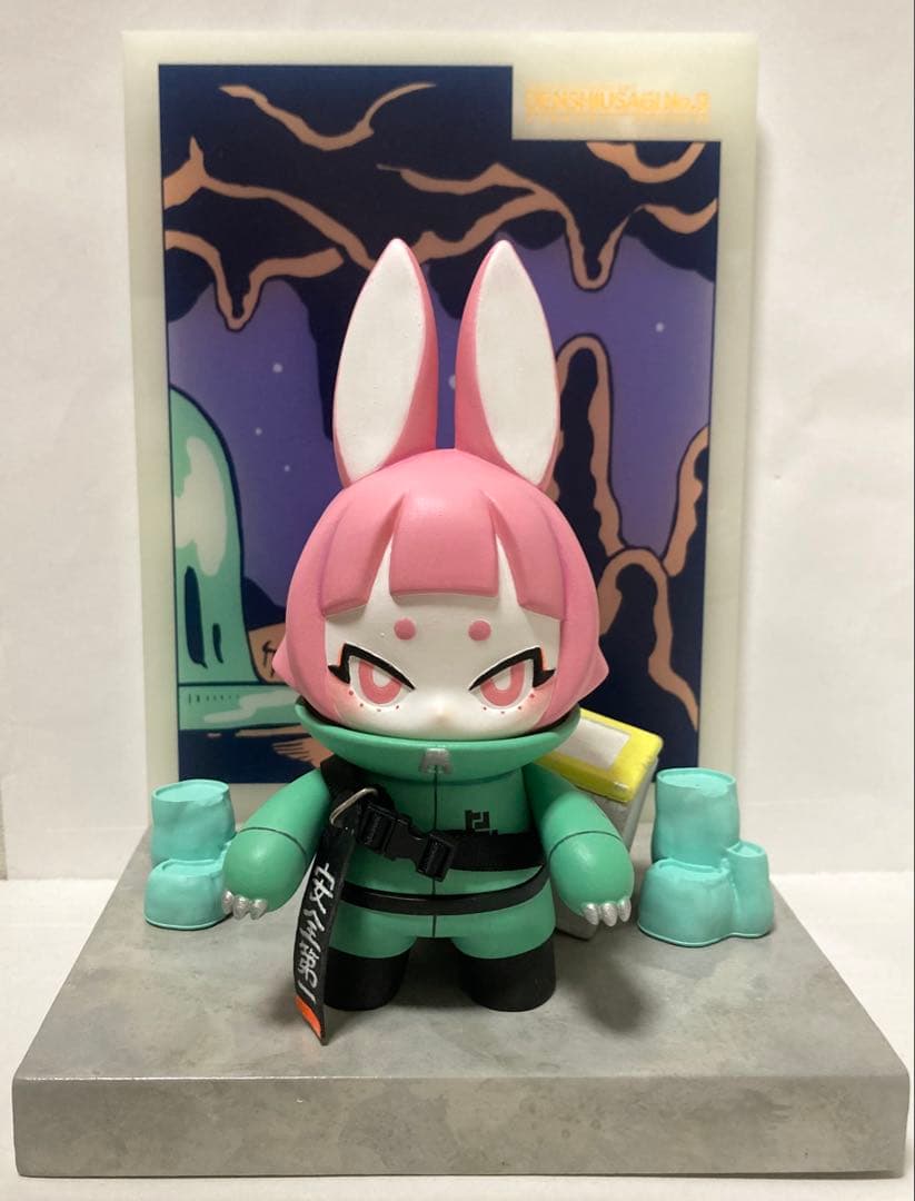 デンシウサギ ソフビ カスタム作品 日ノ元重工 HAKURO 個展 sofvi