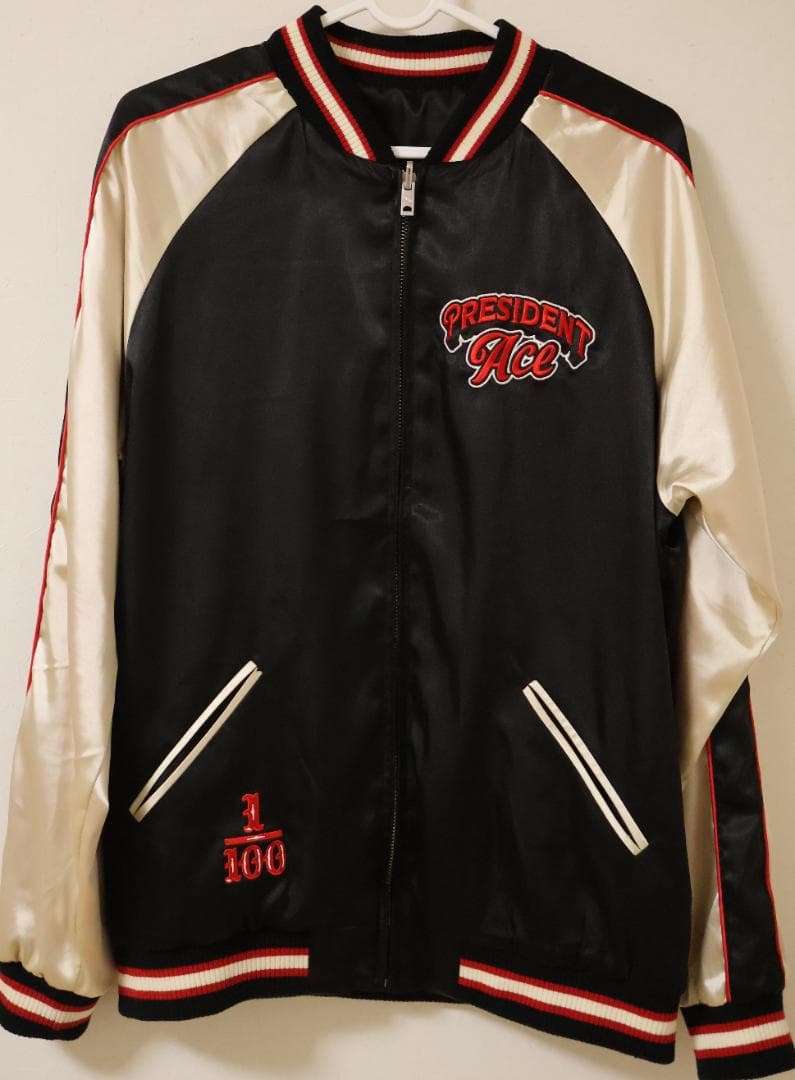 新日本プロレス スカジャン 棚橋弘至　リバーシブル Mサイズ