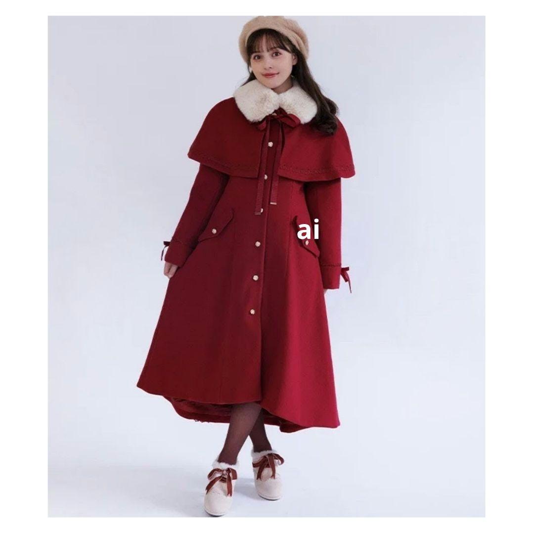 [新品]アクシーズファム ケープセットバッスルコート