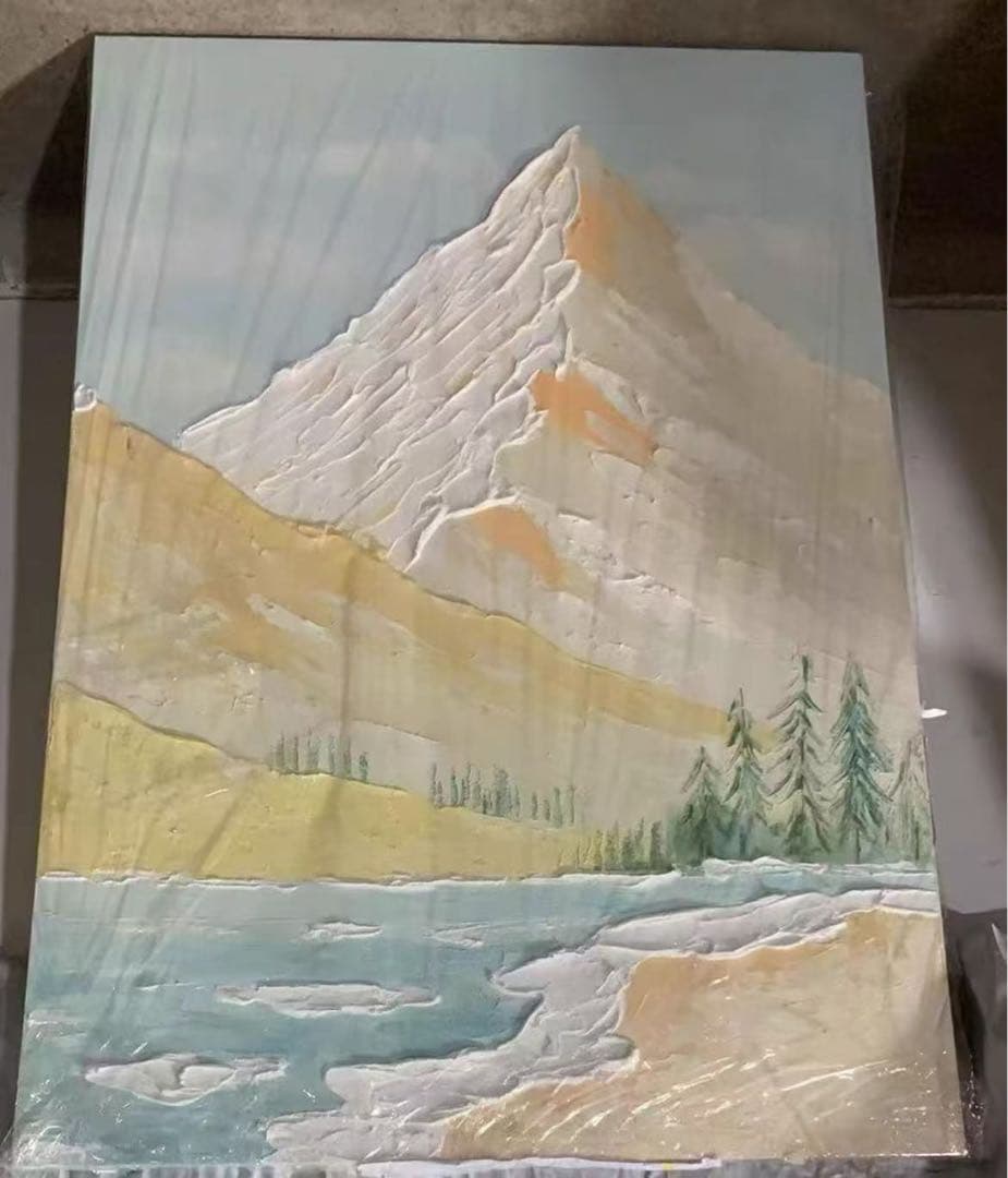 山と湖の風景画z)