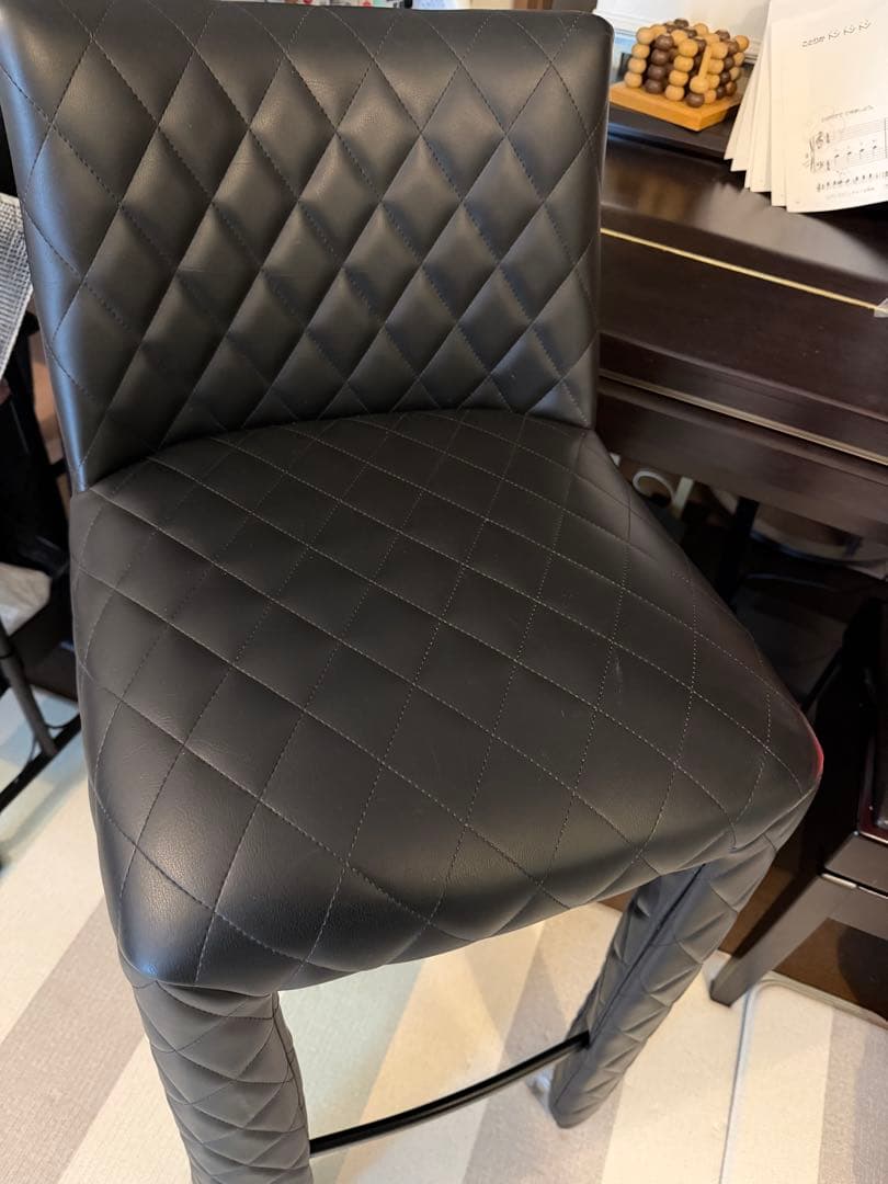 美品×1moooi モーイ モンスター カウンターチェア 椅子 黒