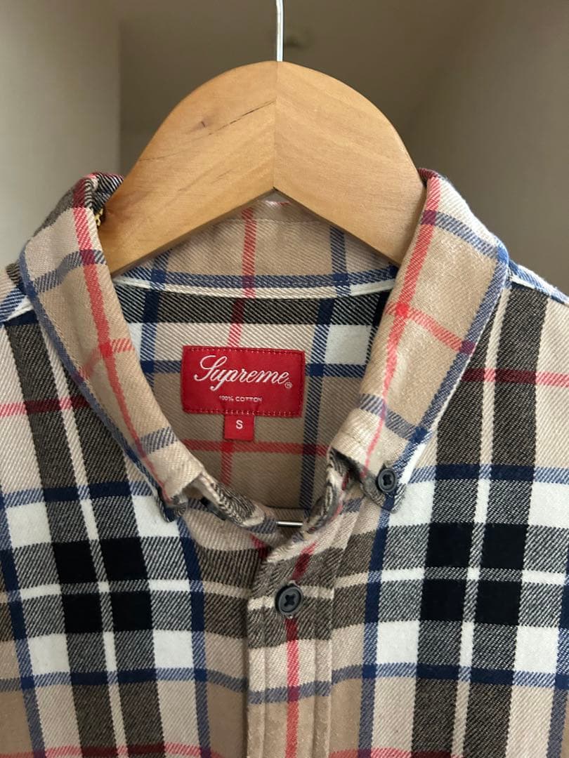 トップス SUPREME Tartan L/S Flannel Shirt