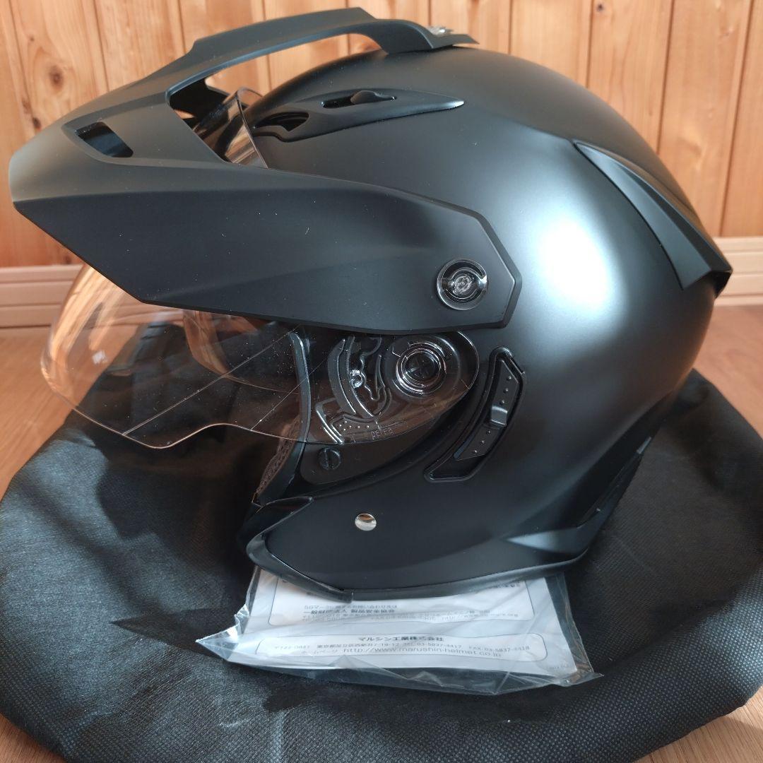マルシン工業TE-1 ジェットヘルメット Lサイズ インナーバイザー
