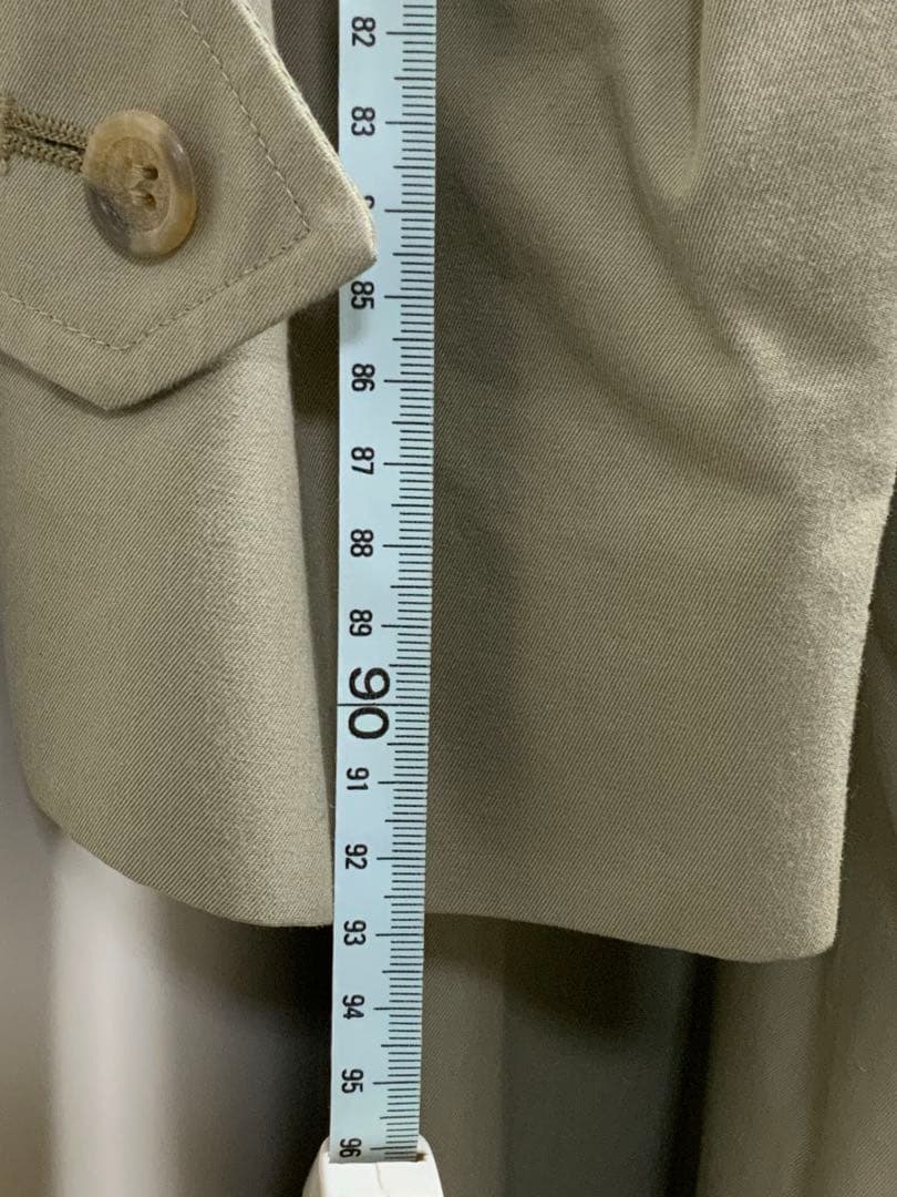 バーバリーロンドン　ステンカラーコート　ノバチェック　玉虫　XL相当