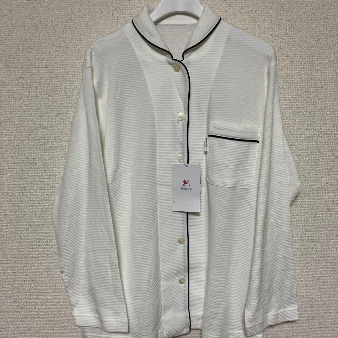 ワコール／睡眠科学 なめらかでやわらかい天綿　 綿１００％ パジャマM 新品