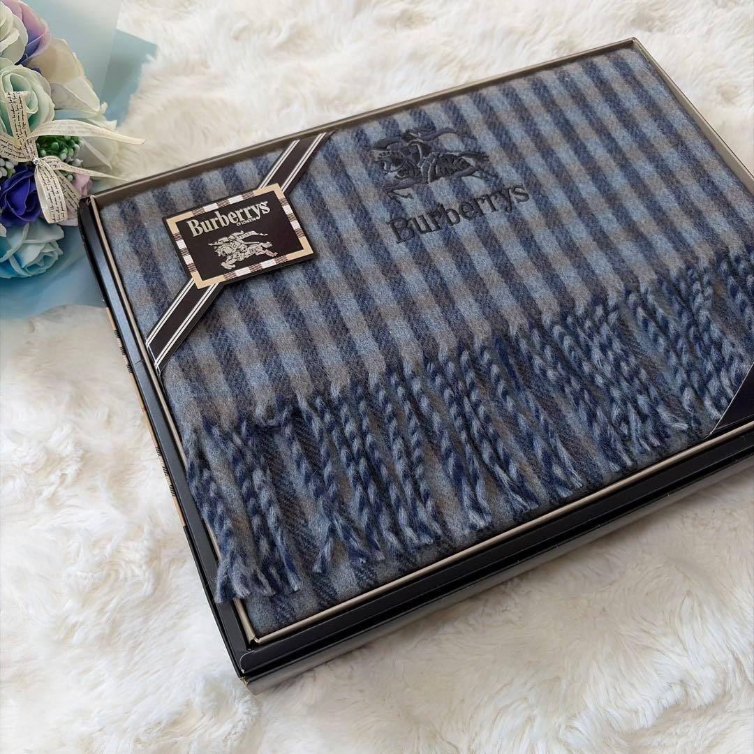 専用 新品未使用 BURBERRY フリンジ ショール ひざ掛け マフラー