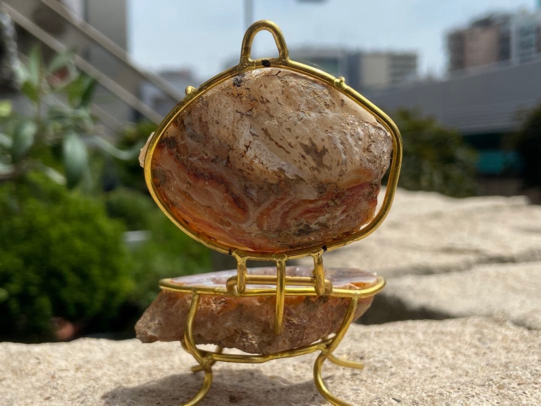 【龍神様のエネルギー・強運】希少！トレジャー瑪瑙⭐️ピンクシュガー⭐️N76